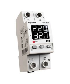 Voltage relay with current control DigiTOP VA-32A M2W