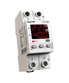 Voltage relay with current control DigiTOP VA-40A M2R